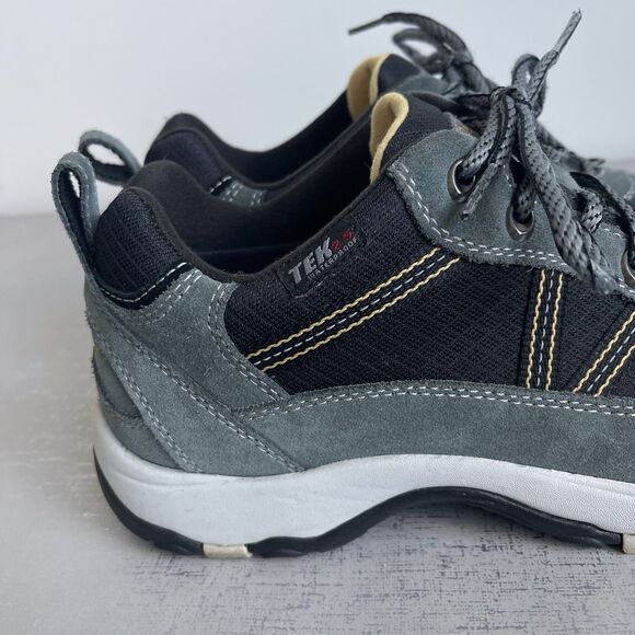 LL Bean Tek 2.5 Waterproof Suede Trail Hiking Shoes Mens 9 M Gray/Black main image 5